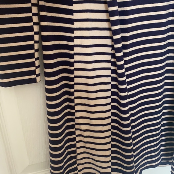 Tory Burch Callen Striped Belted Dress Large Authentic - Picture 4 of 6